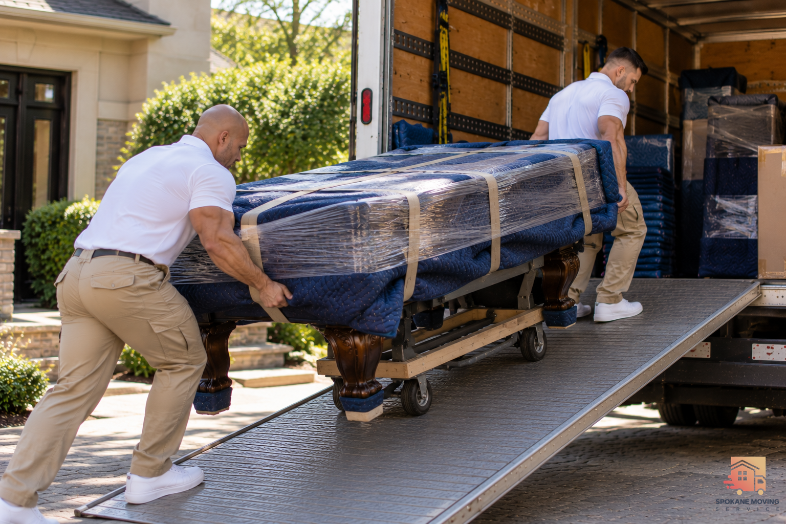Large item moving process